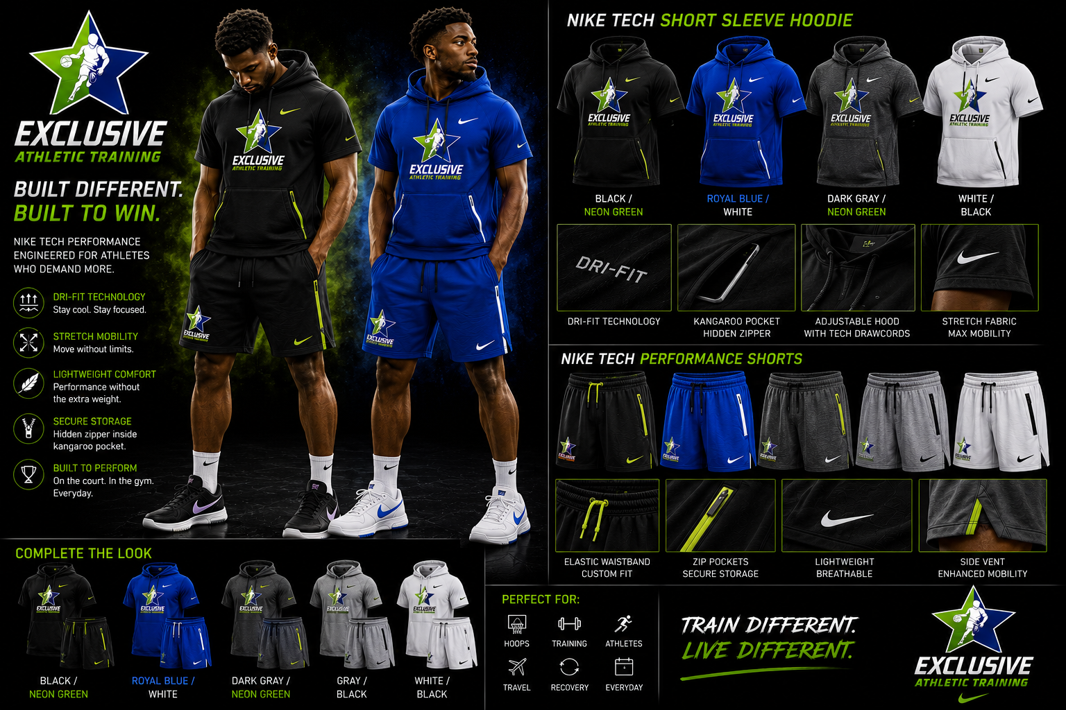 Eat Tech shortsets