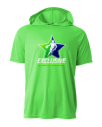 Cooling dri fit short sleeve hooded T